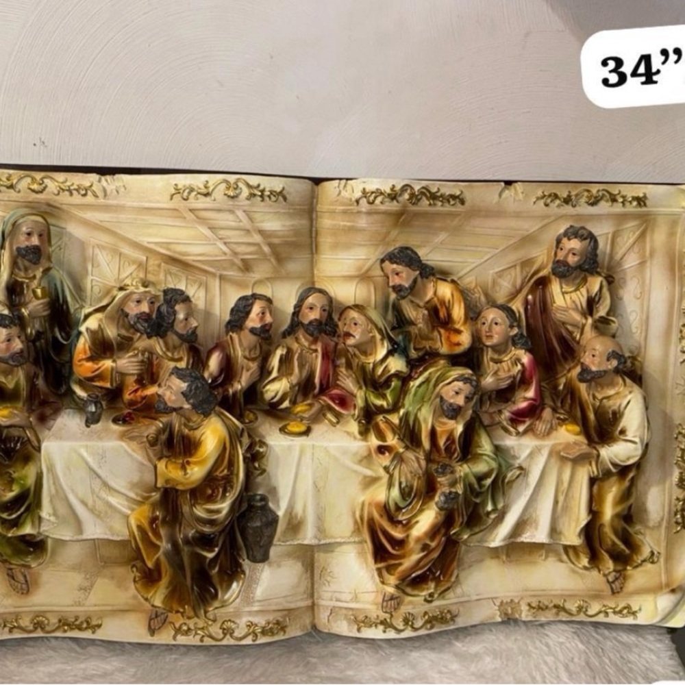 Religious Wall Art with Last Supper Scene
